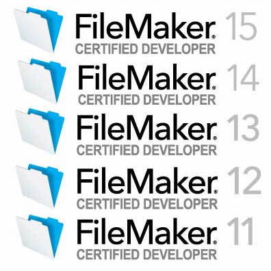 FileMaker Vertification logos